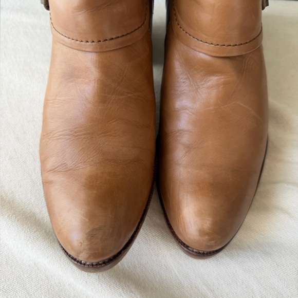 Neiman Marcus Cowboy Vibe knee High Camel & Bronce Buckles Boots. Great style❤️🌈 - Picture 10 of 13